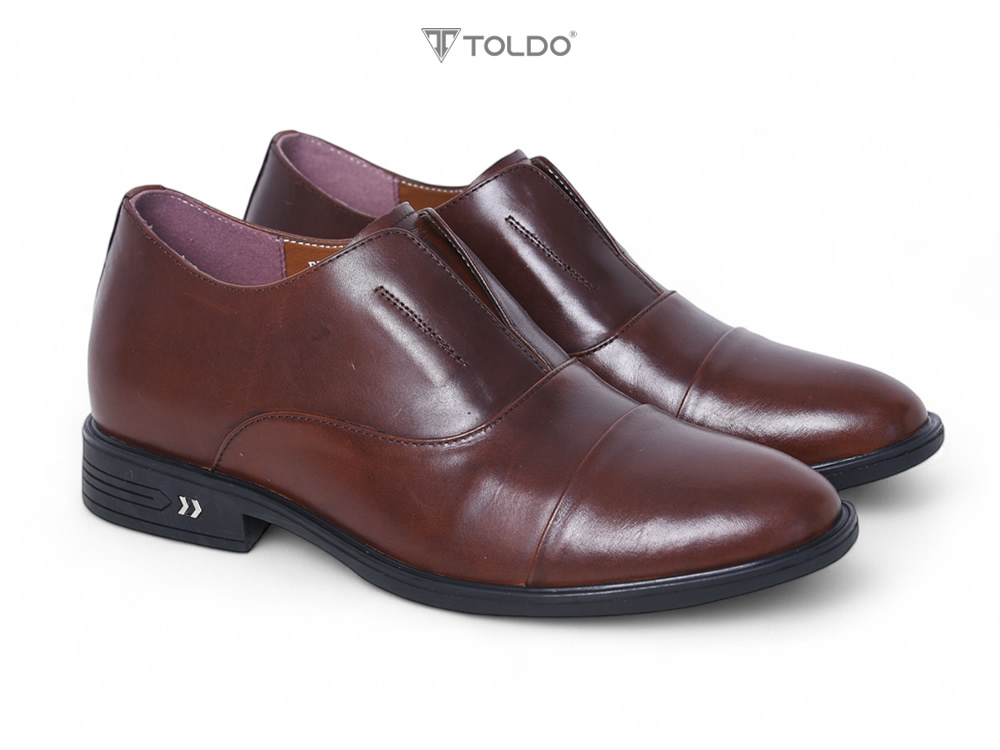 Giày tăng 7cm oxford không buộc dây