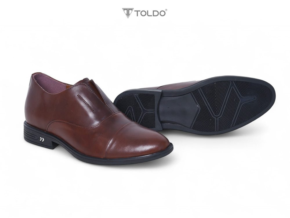 Giày tăng 7cm oxford không buộc dây