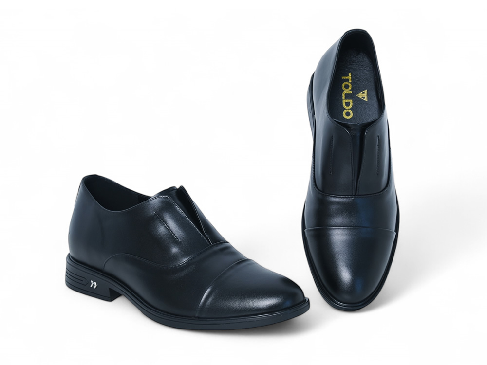 Giày cao 7cm oxford không buộc dây