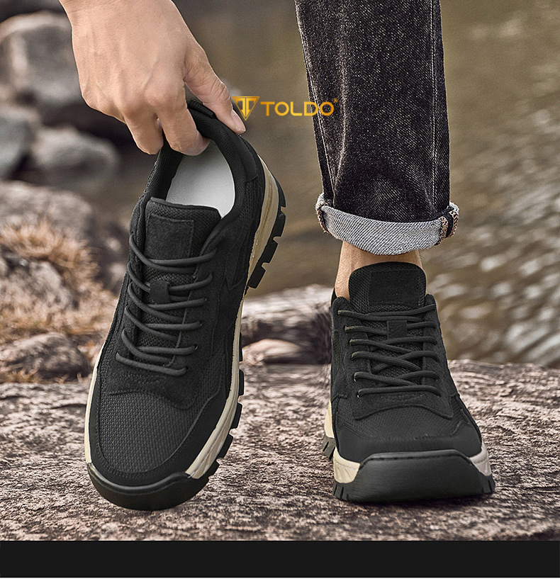 Giày cao 7cm thoáng khí đế khâu