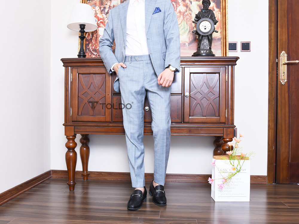Giày cao 7cm da thật đế khâu