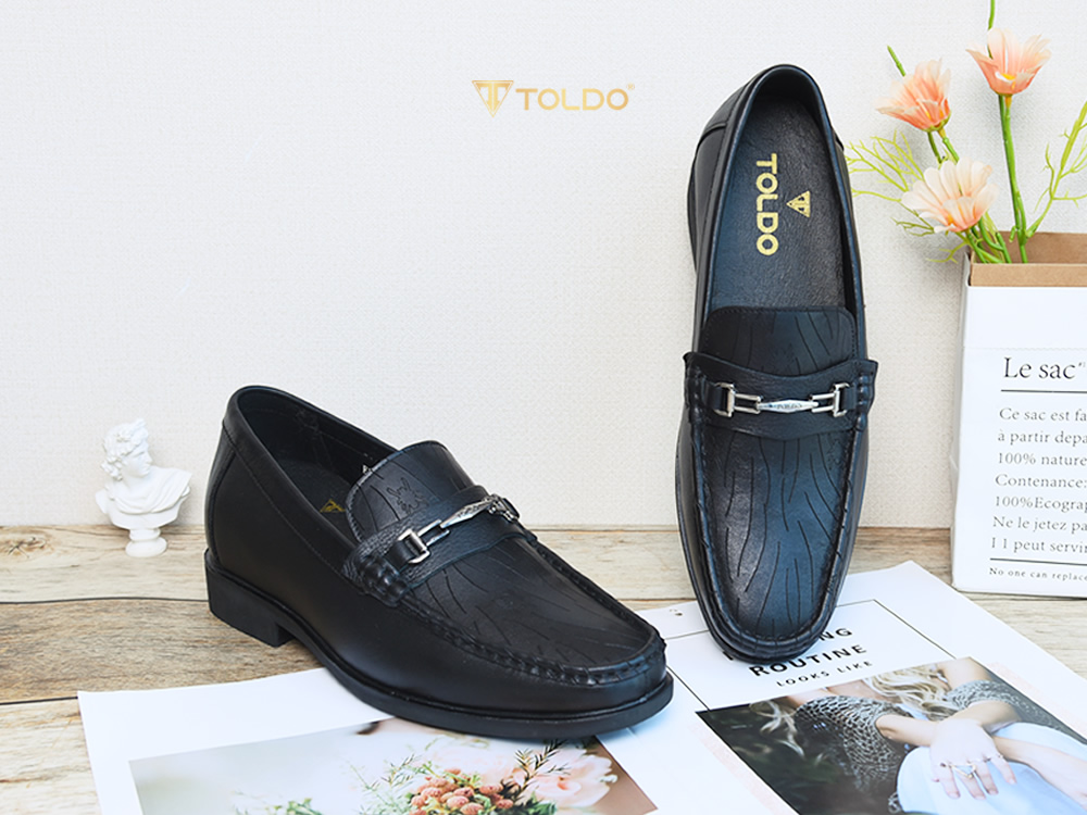 Giày cao 7cm da thật đế khâu