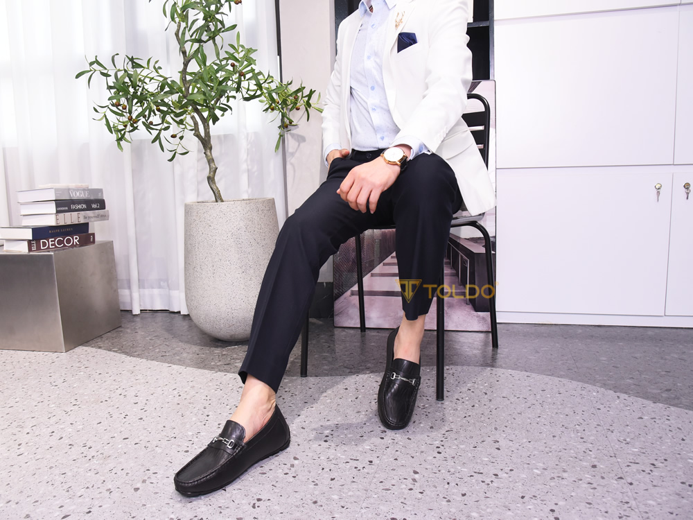 Giày mọi cao 6cm đế khâu
