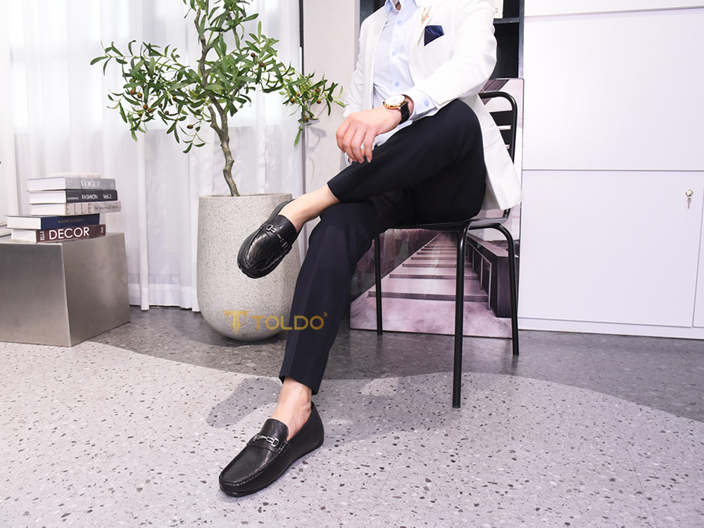 Giày mọi cao 6cm đế khâu