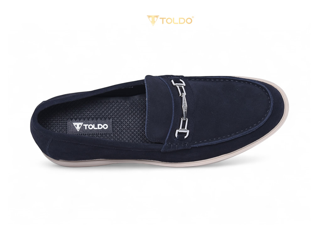 Giày da lộn mềm tăng 7cm chiều cao