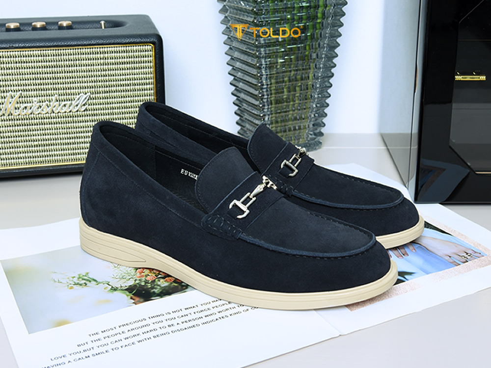 Giày da lộn mềm tăng 7cm chiều cao