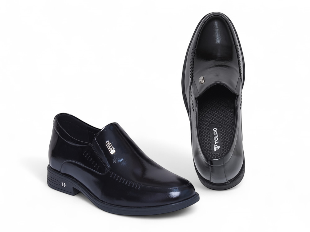 Giày cao 7cm da bóng đế khâu