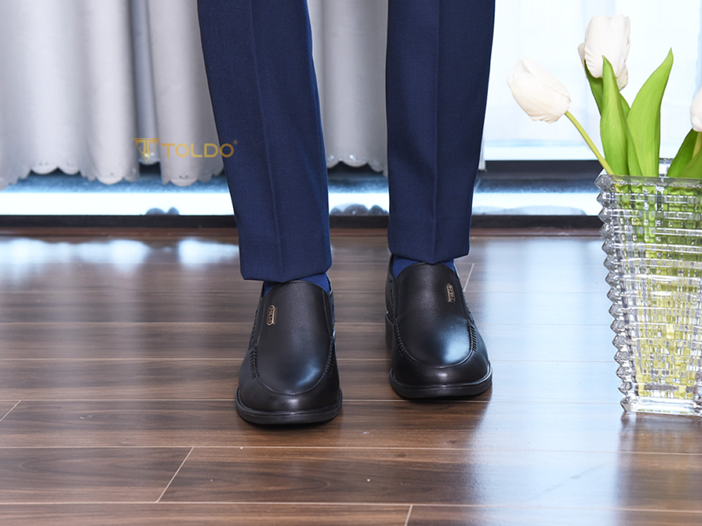 Giày cao 7cm da mềm đế khâu