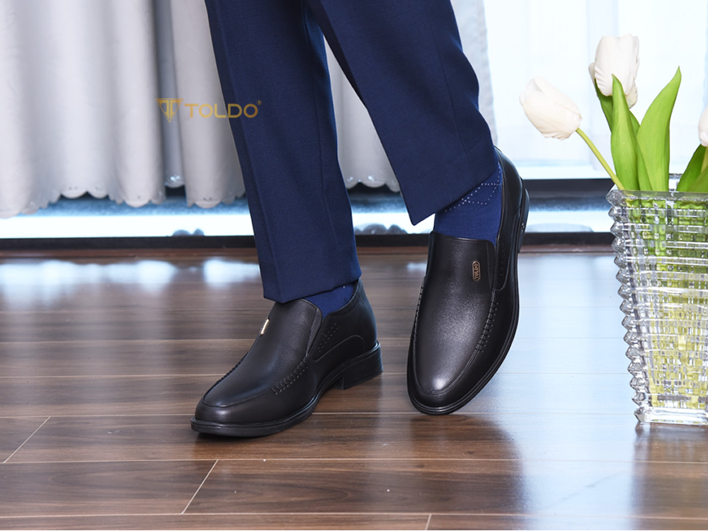 Giày cao 7cm da mềm đế khâu