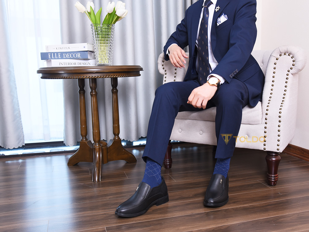 Giày cao 7cm da mềm đế khâu