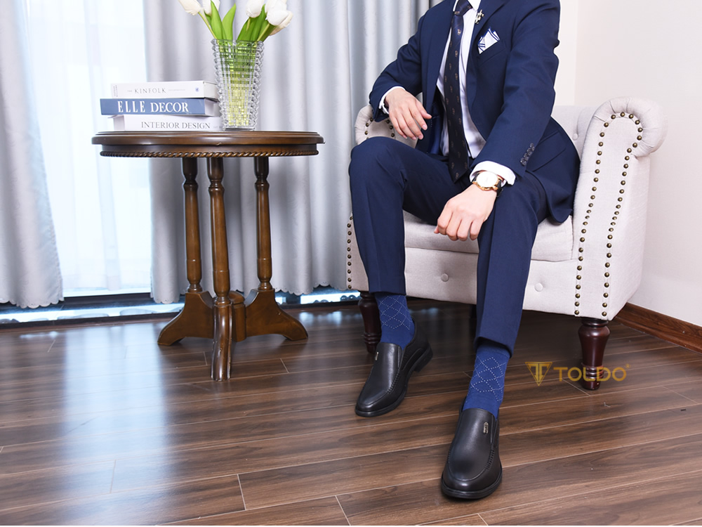 Giày cao 7cm da mềm đế khâu