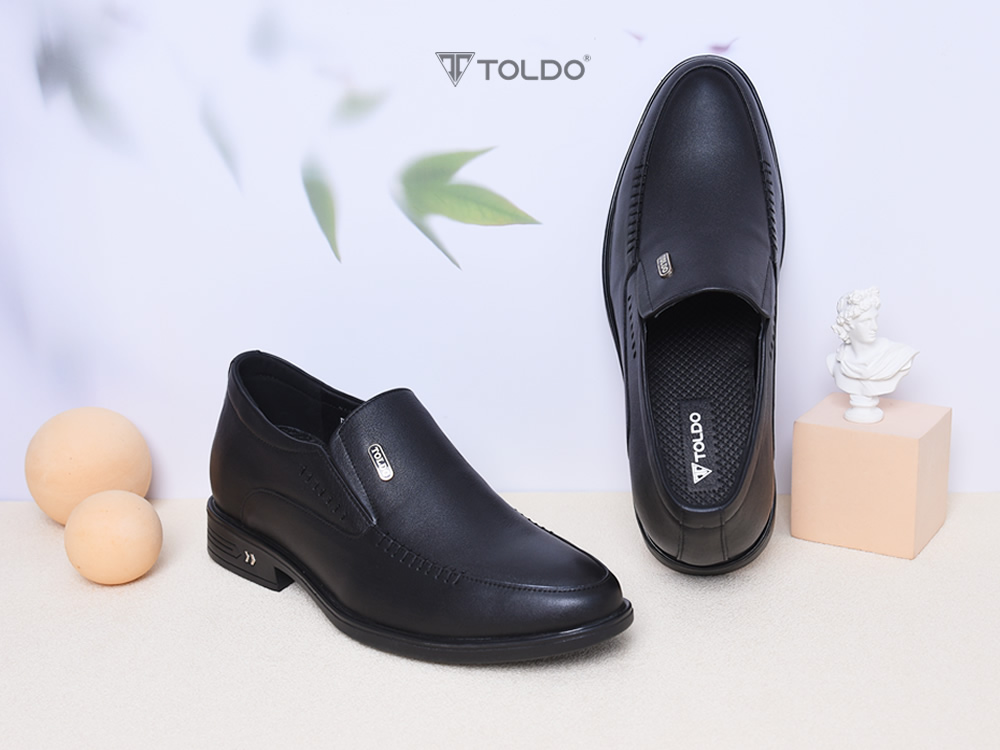 Giày cao 7cm da mềm đế khâu