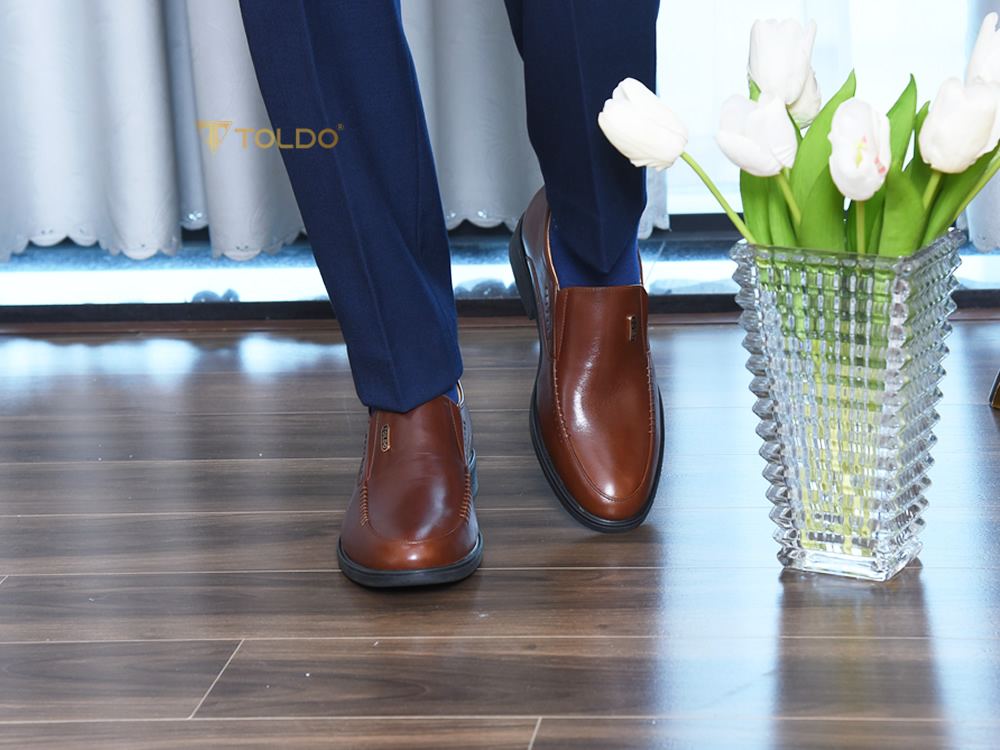 Giày cao nam 7cm cao cấp