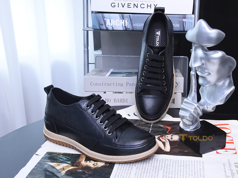 Giày cao 7cm thể thao da thật mềm nhẹ