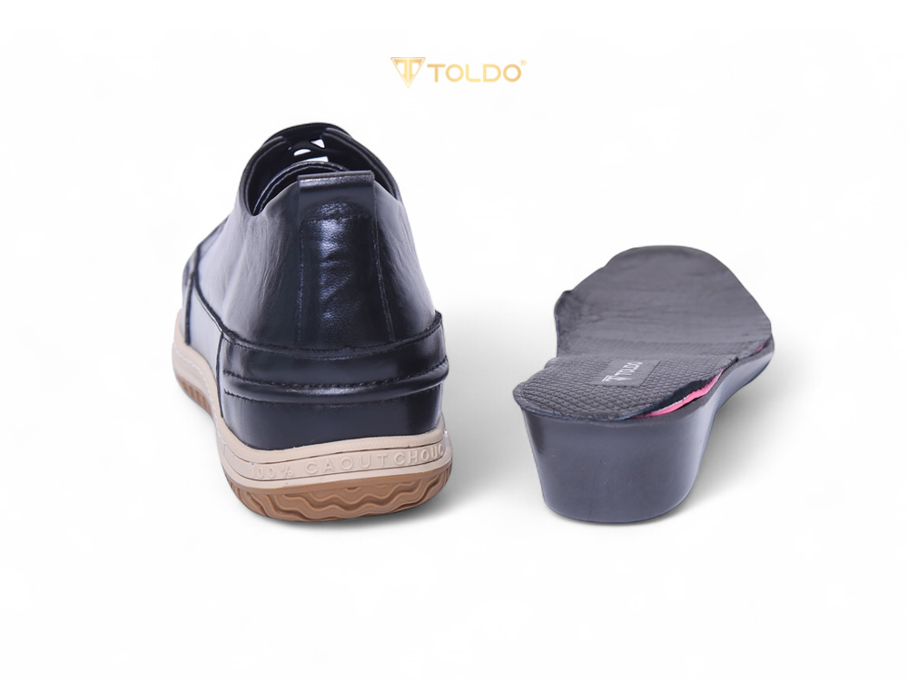 Giày cao 7cm thể thao da thật mềm nhẹ