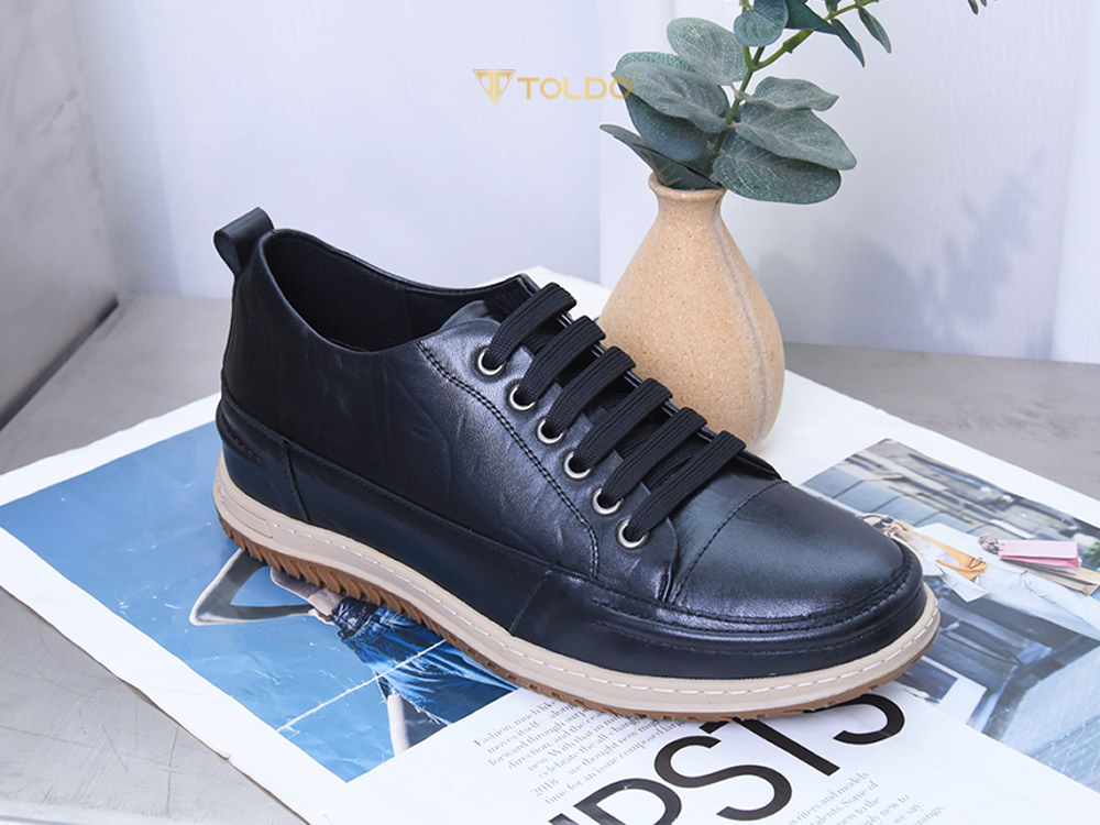 Giày cao 7cm thể thao da thật mềm nhẹ