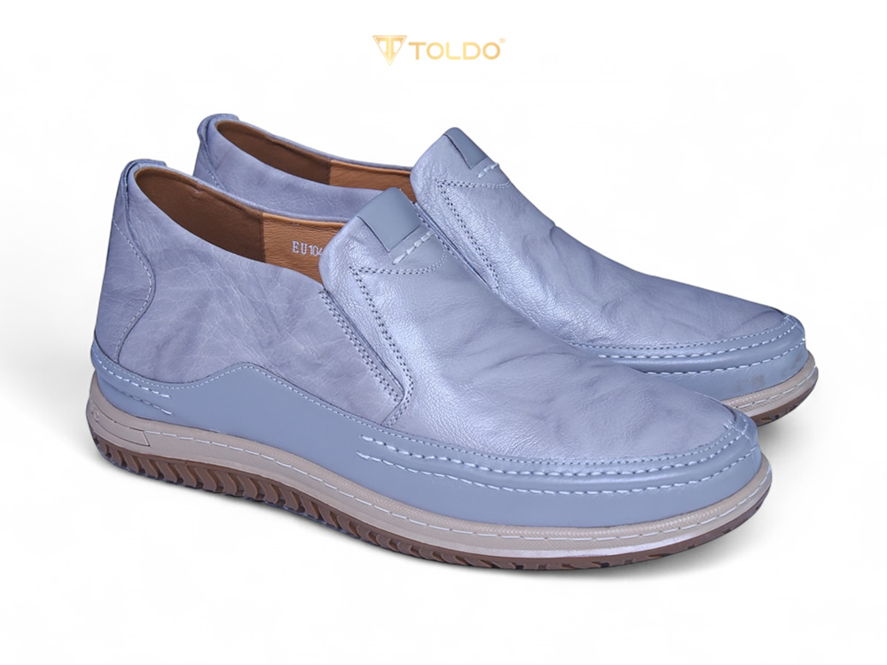 Giày cao nam 7cm đế khâu da thật