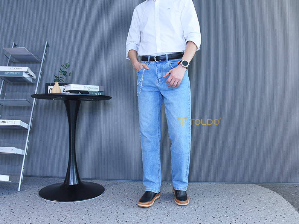 Giày cho nam tăng 7cm da thật