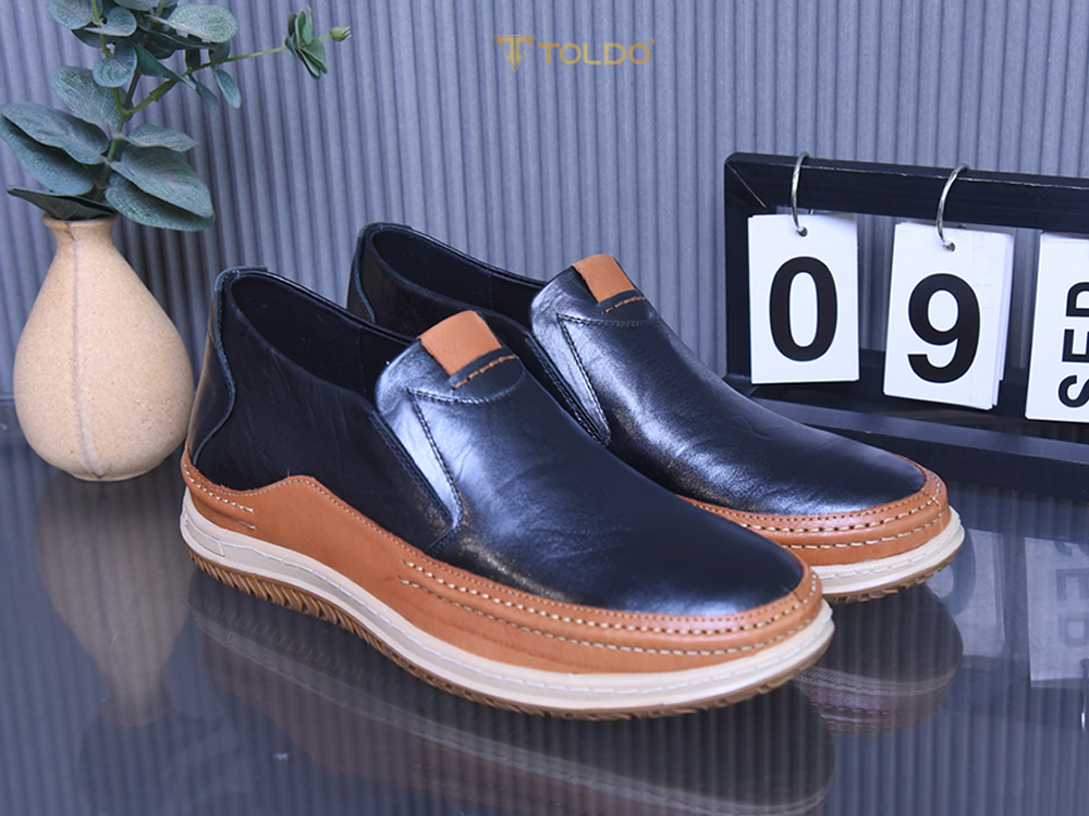 Giày cho nam tăng 7cm da thật
