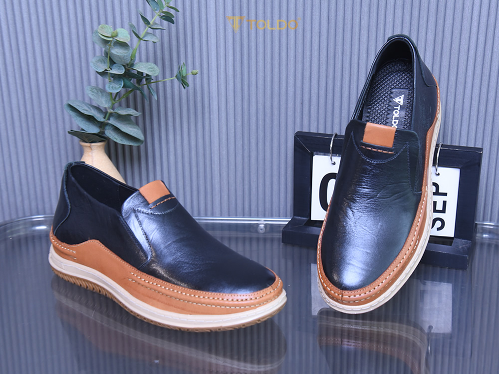 Giày cho nam tăng 7cm da thật
