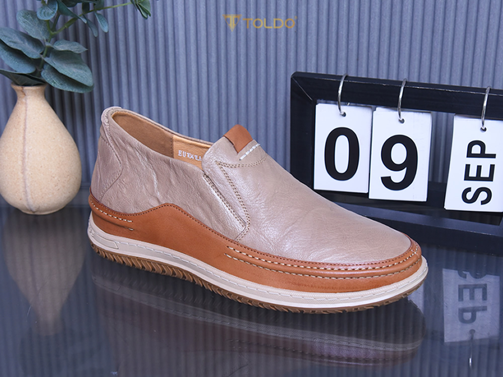 Giày cao 7cm cho nam đế khâu