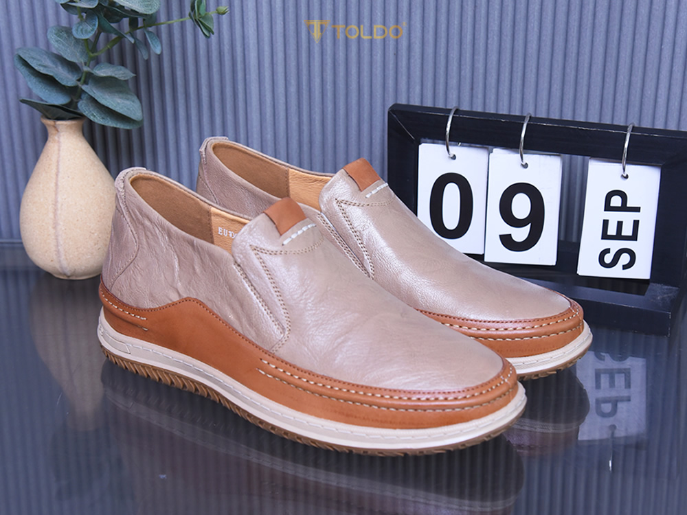 Giày cao 7cm cho nam đế khâu