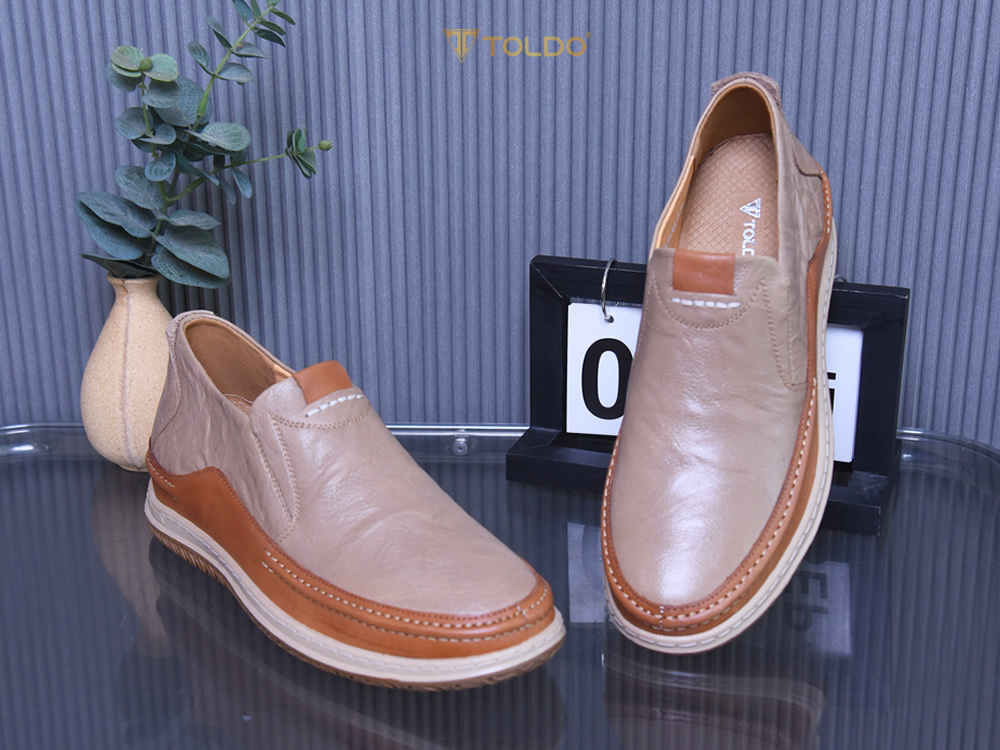 Giày cao 7cm cho nam đế khâu