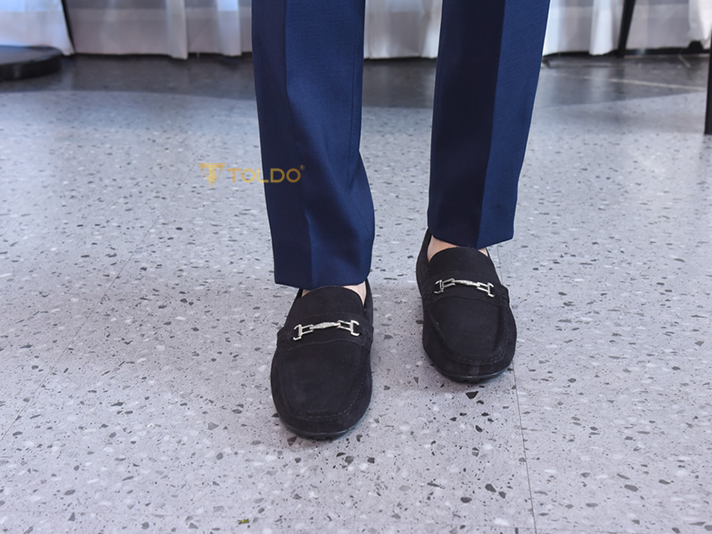 Giày mọi tăng chiều cao 6cm da lộn