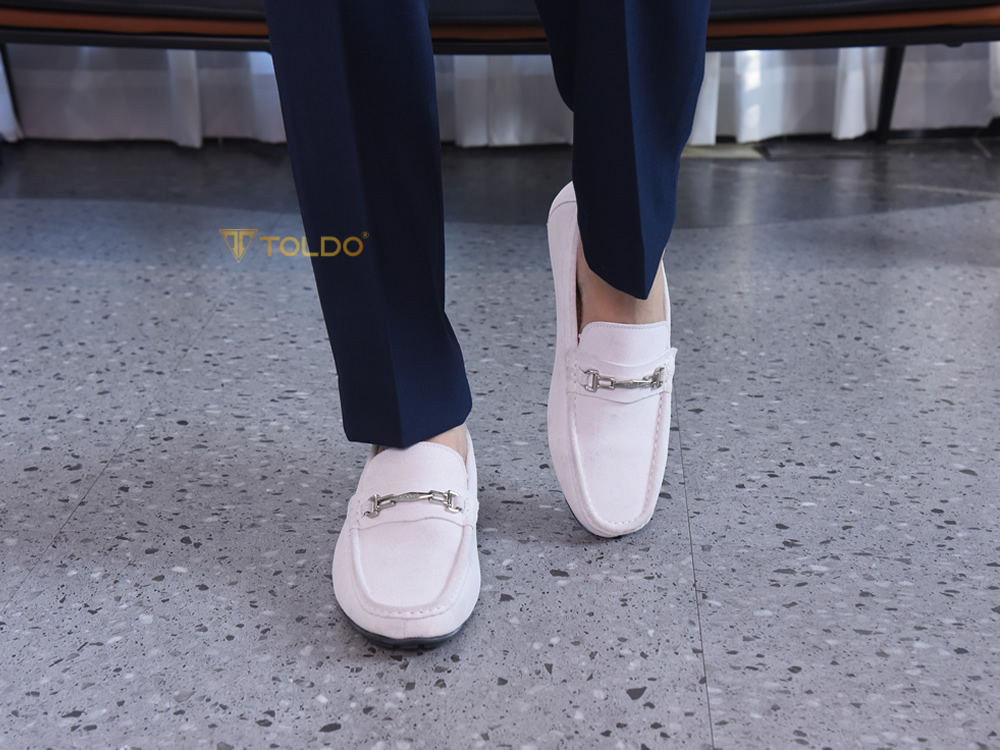 Giày mọi cao 6cm cho nam đế khâu