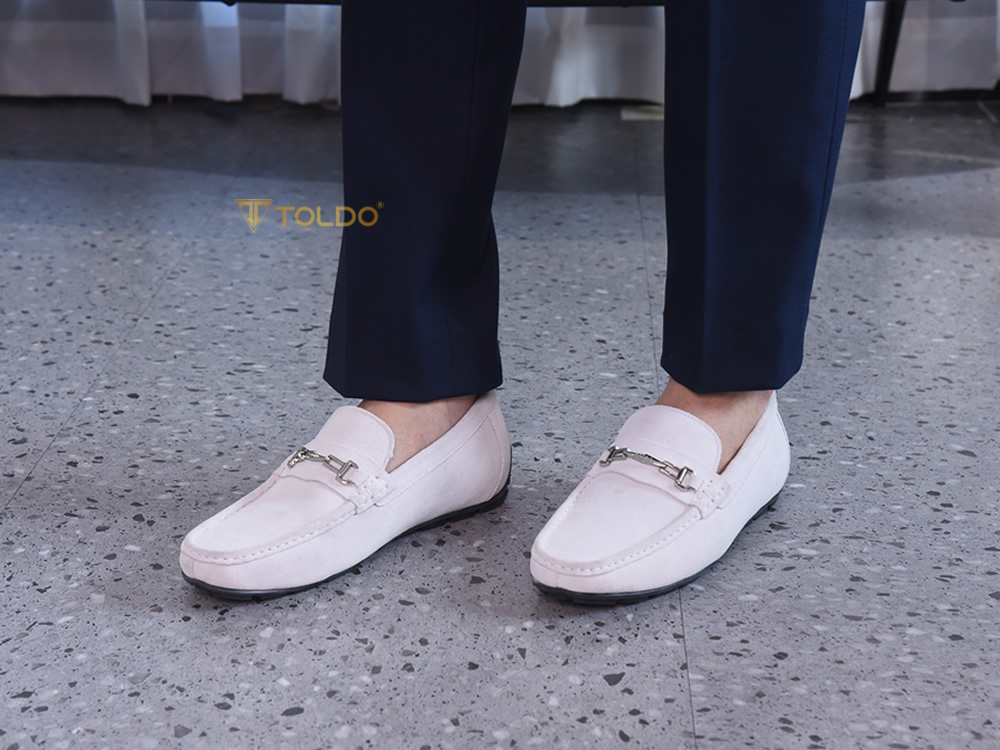 Giày mọi cao 6cm cho nam đế khâu