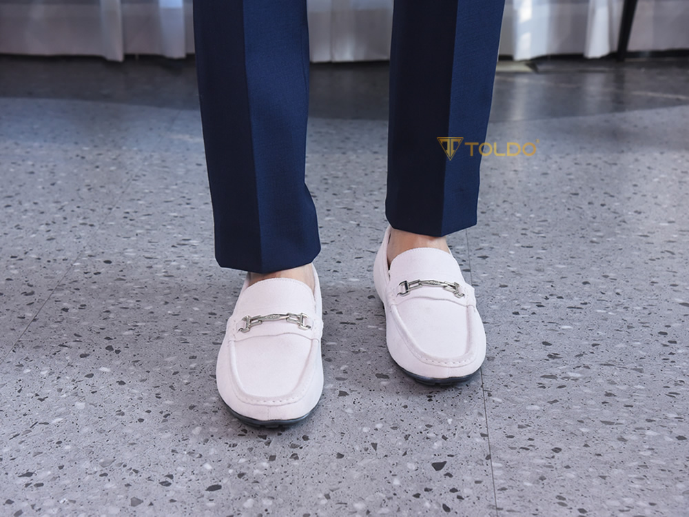 Giày mọi cao 6cm cho nam đế khâu