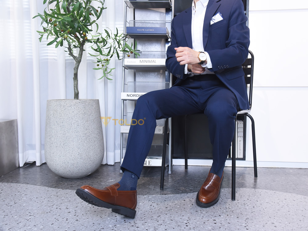 Giày cao nam 7cm đế eva siêu nhẹ