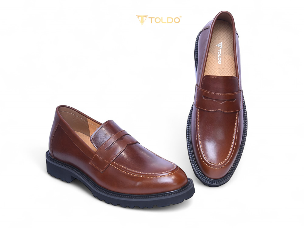 Giày cao nam 7cm đế eva siêu nhẹ