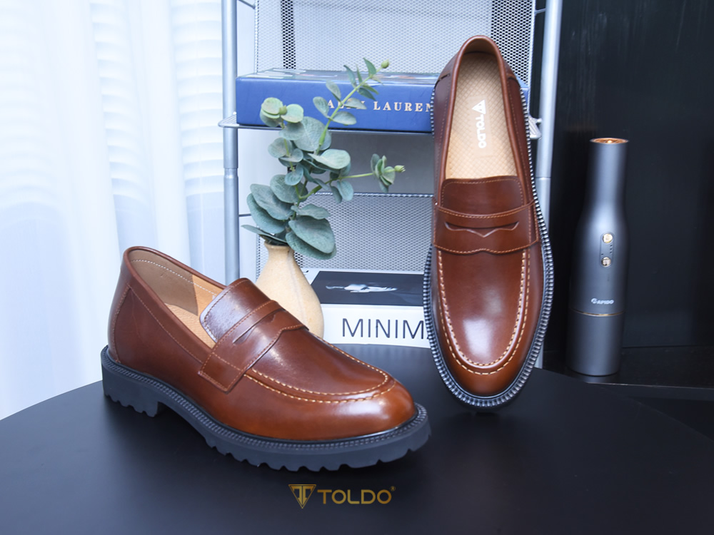 Giày cao nam 7cm đế eva siêu nhẹ