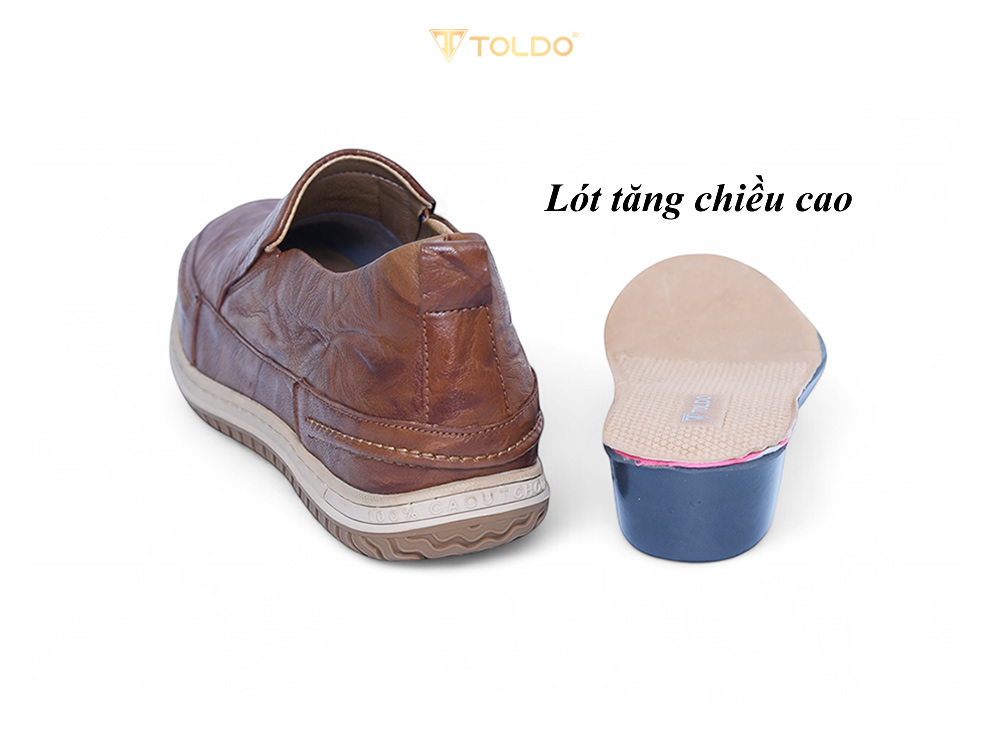 Giày cao 7cm da thật đế khâu