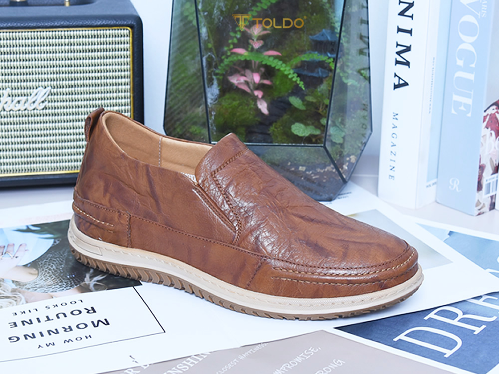 Giày cao 7cm da thật đế khâu