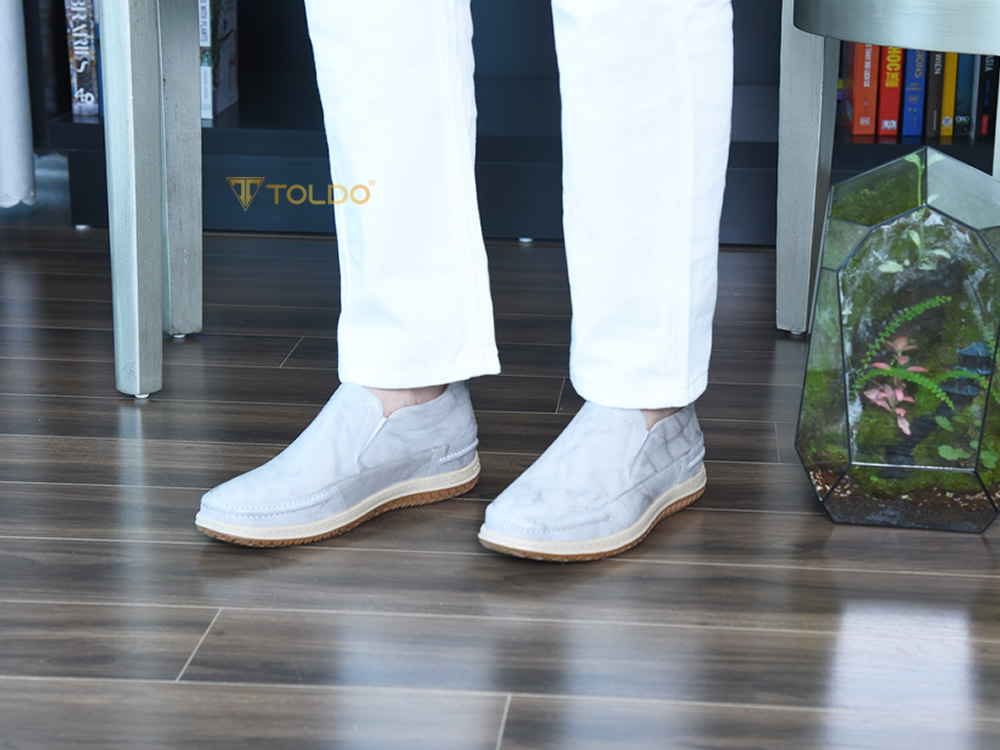 Giày cao 7cm đế khâu da bò thật