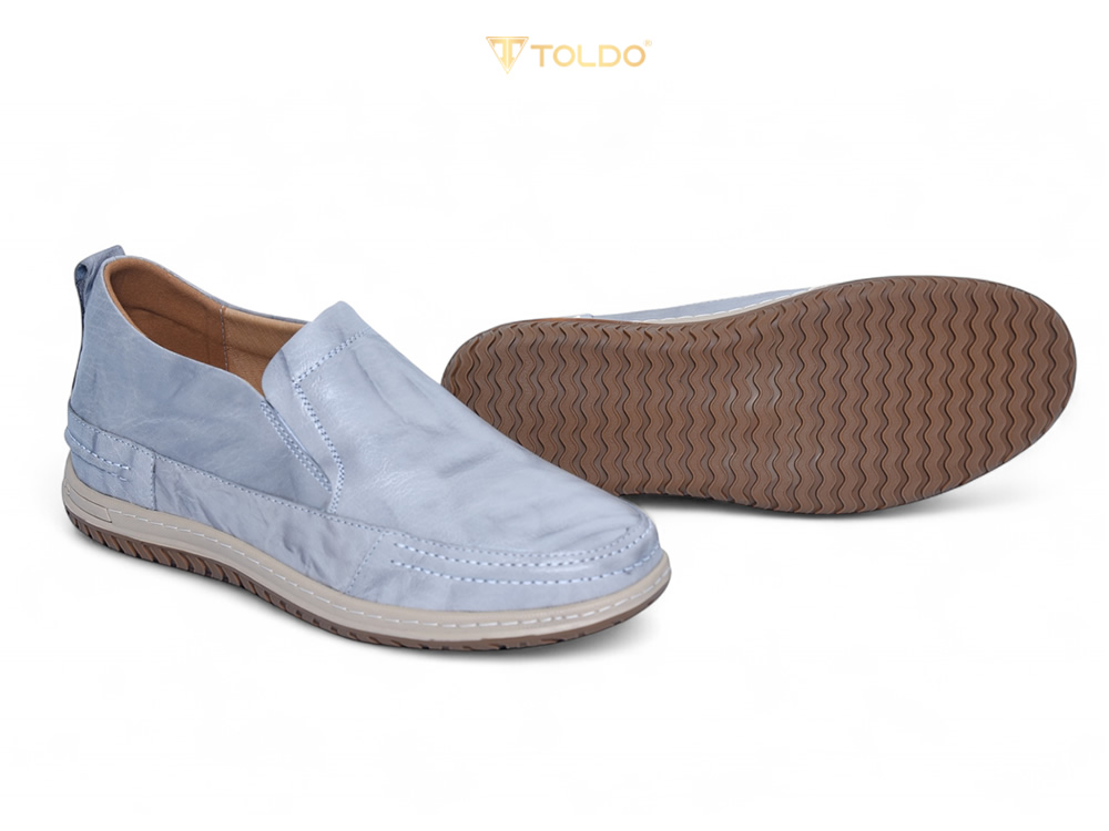 Giày cao 7cm đế khâu da bò thật