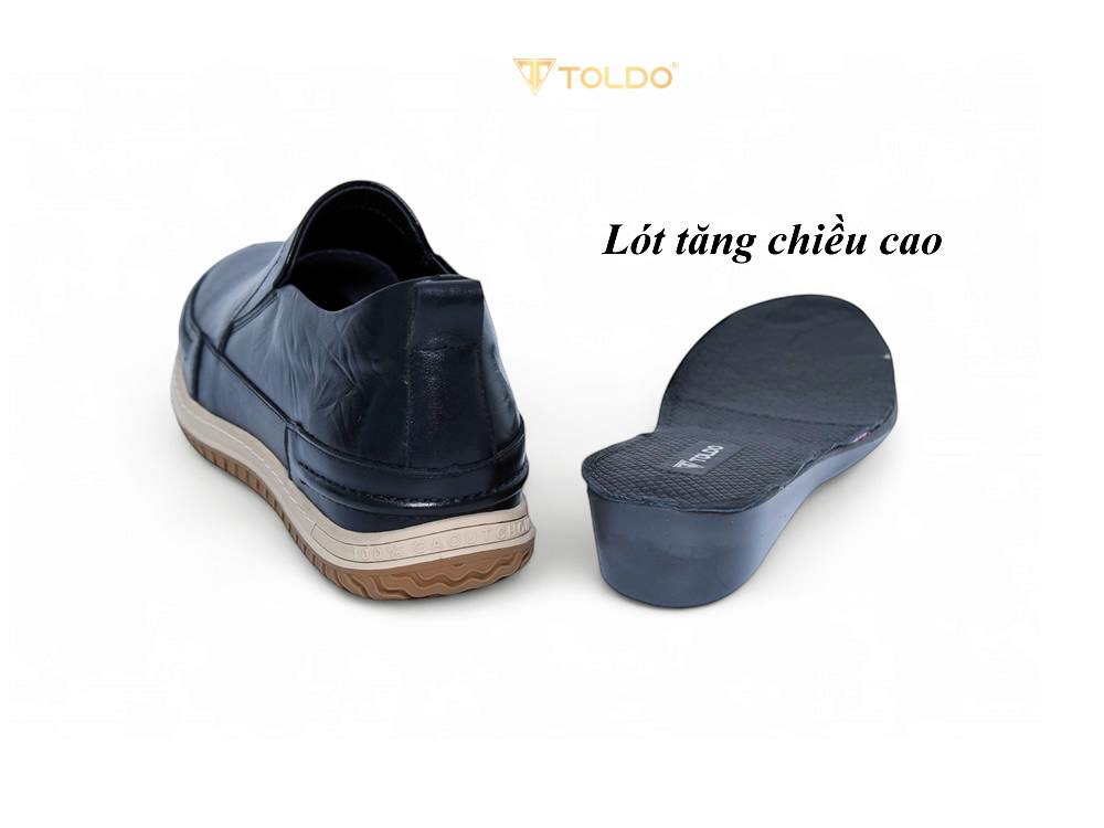 Giày nam cao 7cm da thật đế khâu