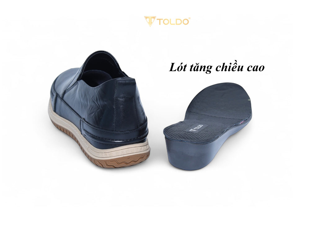Giày nam cao 7cm da thật đế khâu