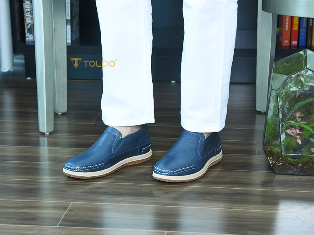 Giày cao 7cm da bò thật nhập khẩu