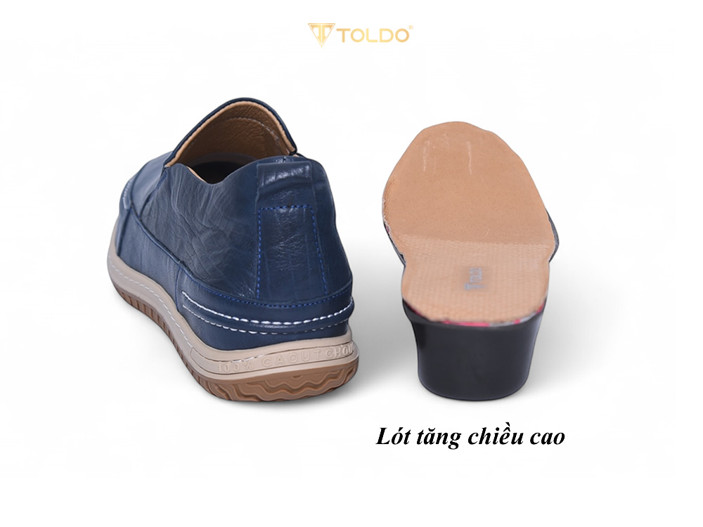 Giày cao 7cm da bò thật nhập khẩu