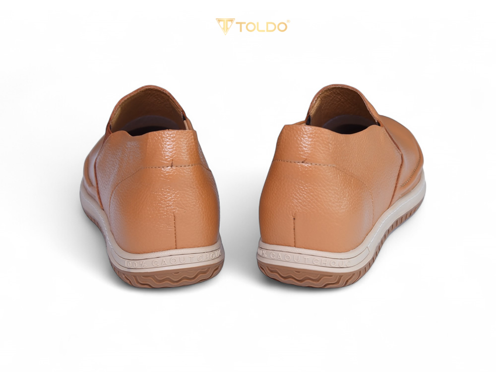 Giày nam cao 7cm da sần đế khâu