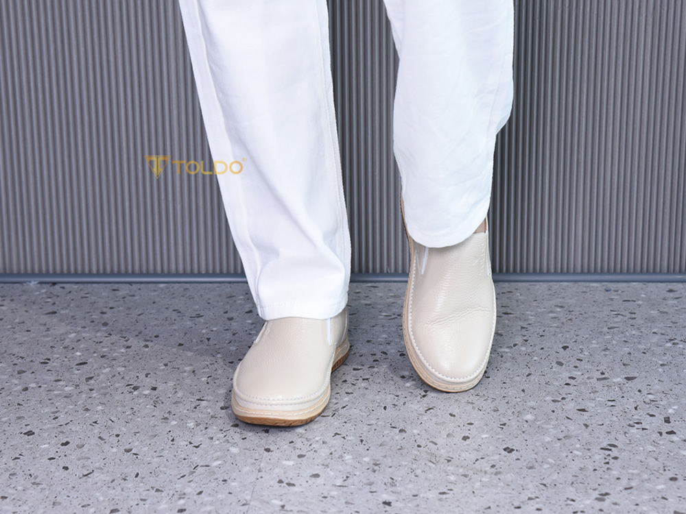 Giày tăng 7cm  chiều cao da sần nhẹ