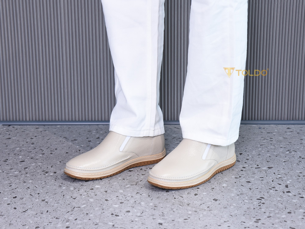 Giày tăng 7cm  chiều cao da sần nhẹ