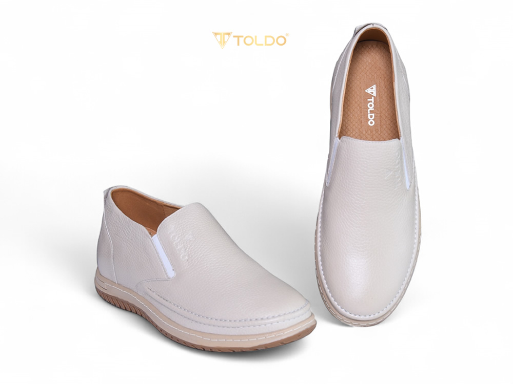 Giày tăng 7cm  chiều cao da sần nhẹ