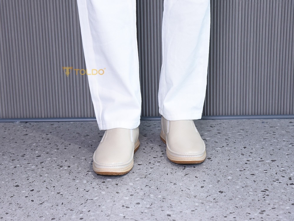 Giày tăng 7cm  chiều cao da sần nhẹ