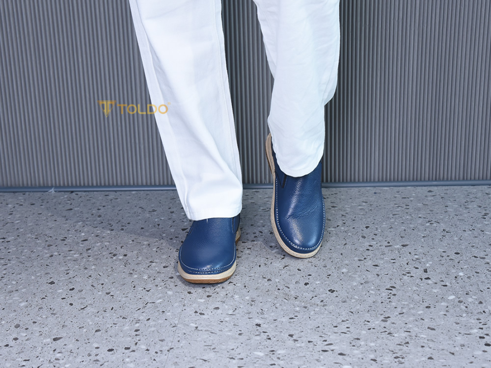 Giày cao 7cm da sần siêu nhẹ
