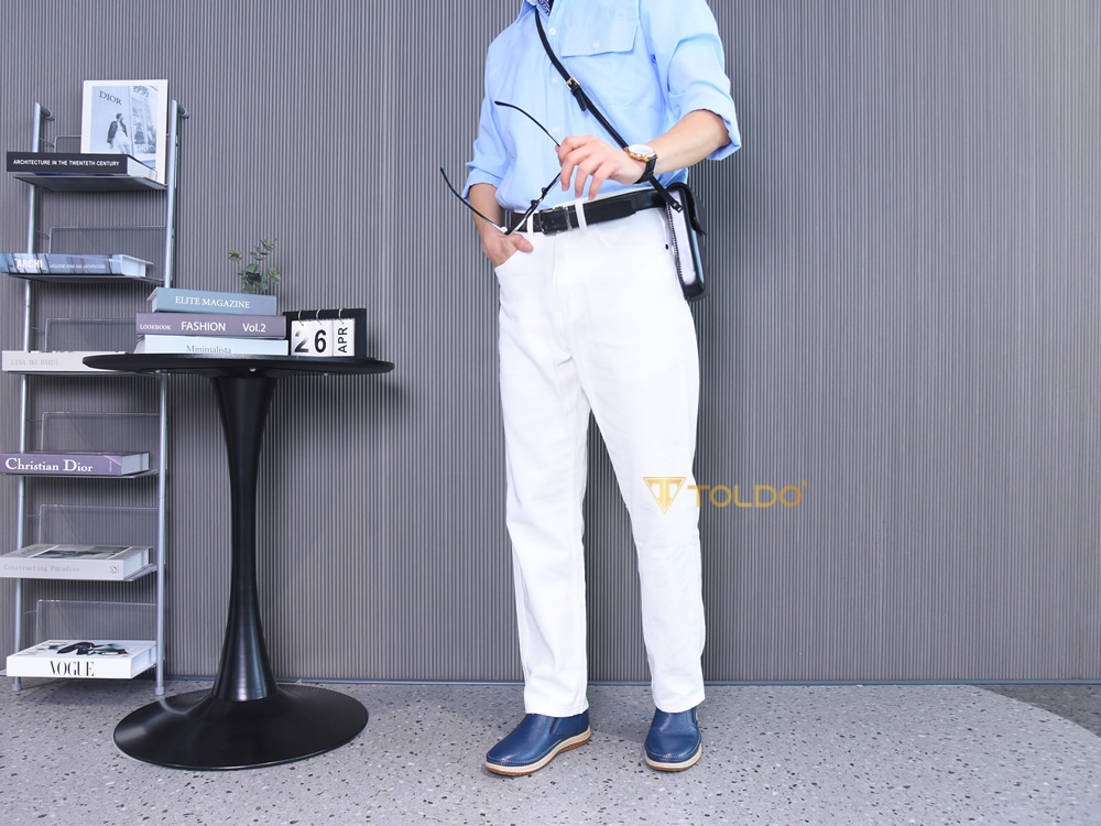 Giày cao 7cm da sần siêu nhẹ