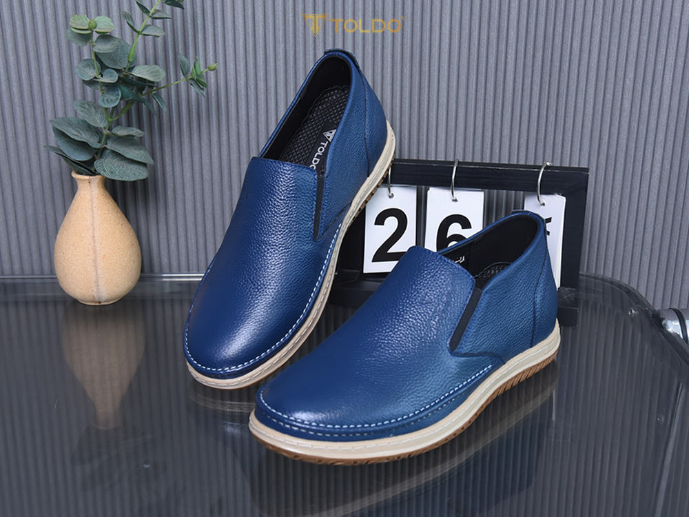 Giày cao 7cm da sần siêu nhẹ